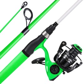 Sougayilang Fishing Rod and Reel Combo, Medium Fishing Pole with Spinning Reel, Spinning Combo, SuperPolymer Handle-6ft & GT1000