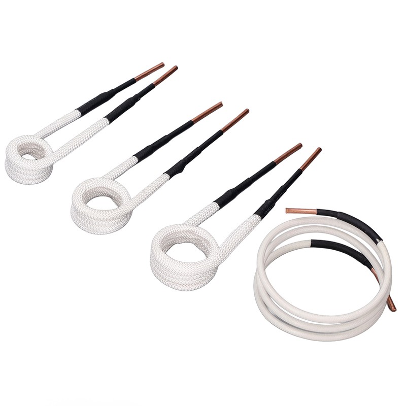 4PCS Induction Heater Coils 3.0mm Brass Core Electric Heat Induction