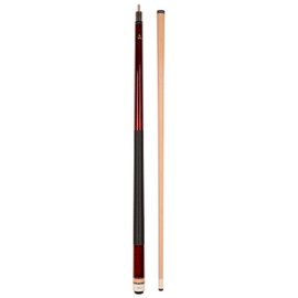 ASKA L2 2-Piece Pool Cue Stick, 58-inches Hard Rock Canadian Maple, 13mm Hard Tip (19-Ounce, Red)