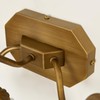 hesoge Vintage Bathroom Light Fixture Brushed Gold Vanity Light with