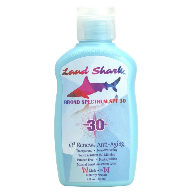 Land Shark Mineral Based Transparent Sunscreen SPF 30+, 4 fl oz