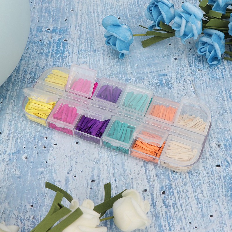 Colorful Dental Restoration Interdental Composite Contoured Wooden Wedges (600pcs)