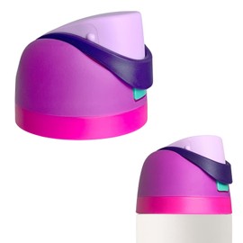 Replacement Lid for Owala Freesip, One Button Water Bottle Top Replacement Cap Compatible with Owala Cup 16oz 24oz 32oz 40oz, No Leakage Replacement Accessory for Owala Freesip (pinkish purple)
