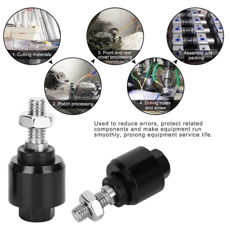 2Pcs Floating Joint Pneumatic Cylinder Seal Components Connector M8x1.25 Free