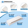 HECASA RV Refrigerator Vent Cover Compatible with Dometic Vents Direct