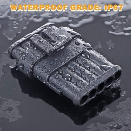 ZUOZE 10 Kit 5 Pin Connector, 20-16 AWG Waterproof Electrical Automotive Wire Connector, 1.5mm Series Terminals Male Female Car Connectors Plug Sets