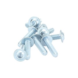 M6 x 20mm Socket Flanged Button Screws - Bright Zinc Plated (Pack of 20)