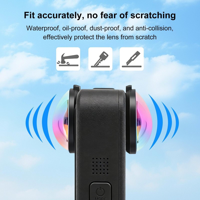 PULUZ Lens Guard for Gopro MAX2, Optical HD Lens Protector