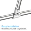 sourcing map 2 Pcs Boat Handrail Fitting, 3-Way Pipe Connector