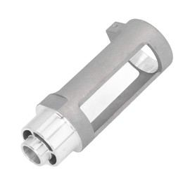 Aluminum Alloy Square Hole Drill Fixing Bracket with Square Hole Drill Guide for 38 to 43mm Drill Chucks 19mm Diameter