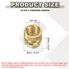 PATIKIL Threaded Inserts 1/4 Inch - 20 x 8 x
