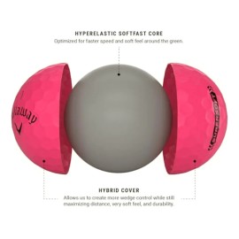 Callaway Pelotas De Golf Supersuaves (versión 2023, Rosa)