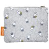 I Planning Miffy 2-Tier Pouch, Gray, W 7.5 x H