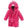 Hudson Baby Plush Bathrobe, Flamingo, 0-9 Months