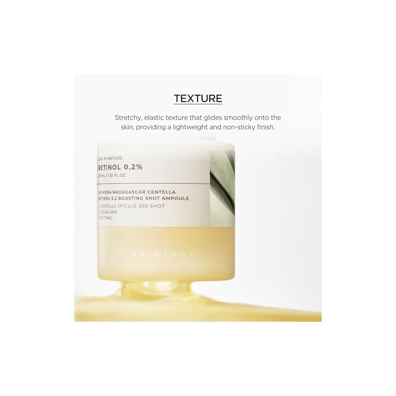 SKIN1004 Madagascar Centella Retinol 0.2 Boosting Shot Ampoule 30ml