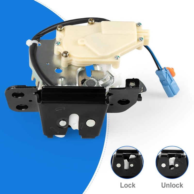 WMPHE Rear Tailgate Lock Latch Actuator Assembly Compatible with 2003-2008