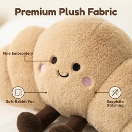 VigorSpring Croissant Plush Pillows 15 Inches