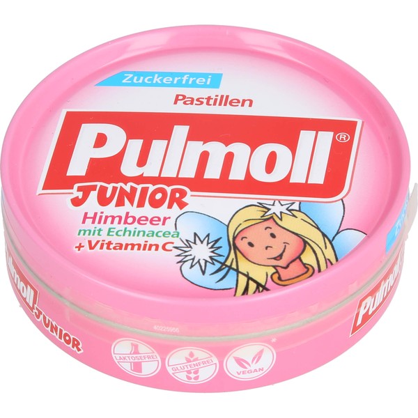 Pulmoll Junior Bonbons Himbeere+Echinacea zuckerf, 50 g BON
