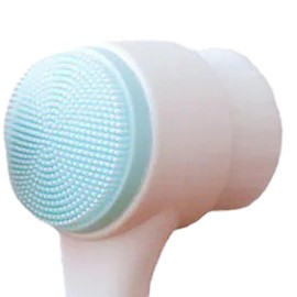 perfeclan Gesichtsreinigungsbürste mit weichen Borsten, Peeling-Reiniger, manuelle Reinigungsbürsten für Schönheitsprodukte, Peeling-Reinigungsbürste, Blau