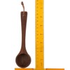 hobbyme Walnut Wooden Coffee Spoon with Long Handle, Coffee Scoop