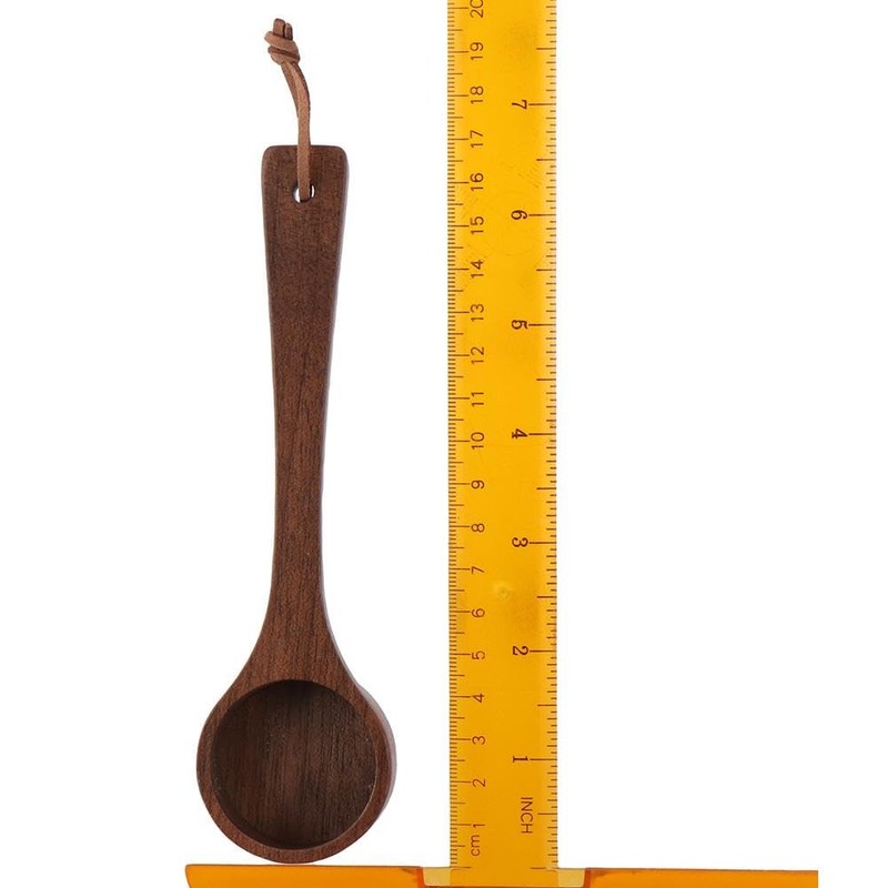 hobbyme Walnut Wooden Coffee Spoon with Long Handle, Coffee Scoop