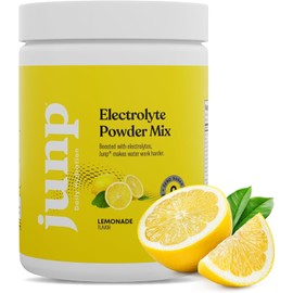 JUNP Electrolytes Powder No Sugar No Carbs – Lemonade Keto Electrolyte Drink Mix - Potassium & Salt Hydration Powder Electrolytes - Zero Calorie Sugar Free Electrolyte Powder, Kosher, 90 Servings