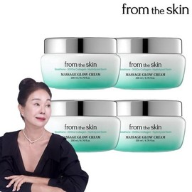 (From the Skin) Massage Glow Cream Mania Composition (Cream 200ml x 4) / (프롬더스킨) 마사지 글로우 크림 매니아 구성(크림 200ml x 4)