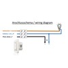 Huber Motion, 180° motion detector, white, fitted, concealed, energy efficient,