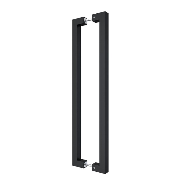BARNSMITH 24" Barn Door Push Pull Hande,Square Commercial Door Handle