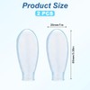 2pcs 85x25mm/3.35x0.98in Waterproof Finger Protector(Transparent)