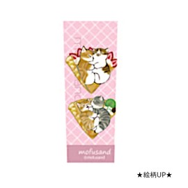 OSK BB-6 Mofusand Bamboo Safety Chopsticks, Pink, 8.3 inches (21 cm), Anti-Slip, Easy to Hold, Natural Bamboo, Made in Japan