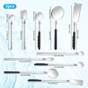 5 Pieces Telescoping Inspection Mirror Set Retractable Mechanical Mirror Tool