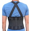 Soporte Lumbar con Tirantes/Soporte Ajustable para la Espalda de Trabajo