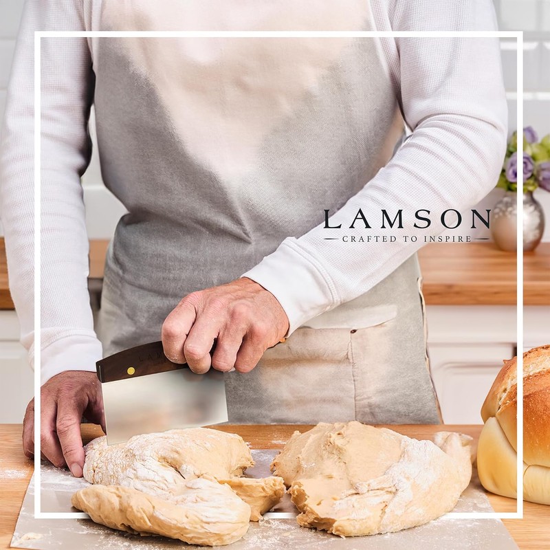 Lamson Kitchen Utensils - 3" x 6" Bench Scraper, High-Carbon