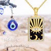 ONEFINITY Evil Eye Necklace 925 Sterling Silver Evil Eye Pendant