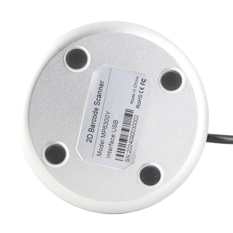 Desktop Barcode Scanner Wide Angle Lens USB Connection 1D 2D