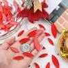 Youway Style Red Leaf Mosaic Tiles for Crafts Bulk,200g Petal