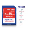 eMemoryCards 16GB Ultra Fast SD SDHC Class 10 Memory Card