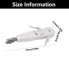 Punch Down Tool Cat6, Punchdown Tool, Data Punch Down Tool, Professional Ethernet Punch Down Tool, for Rj45 Socket Cat5/Cat6/Ca7 & Telephone Cable Impact Terminal Insertion Tools