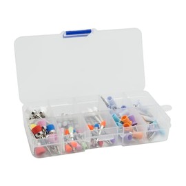 Dental Polisher Replacement Brush Heads, 5 Colours, Universal Fit, Pack of 100