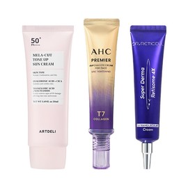 AHC Eye Cream Season 13 40ml / Jas Dr. Reticell 4X Freckle Cream / Art Deli Tone-Up Sunscreen / AHC 아이크림 시즌13 40ml 쟈스 닥터레티셀 4X 기미크림아트델리 톤업 선크림