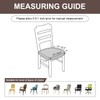 Genina Waterproof Chair Seat Covers Dining Room Chair Covers Stretch