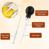 Turkey Baster Set with Cleaning Brush, 30ML Large Capacity TPR