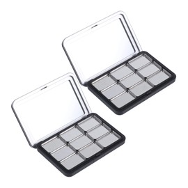 POPETPOP 2 Sets Magnet-Box, leer, leer, Lidschatten-Palette, leer, Lippenstift, leer, Behälter für Blush, Verpackungsbox