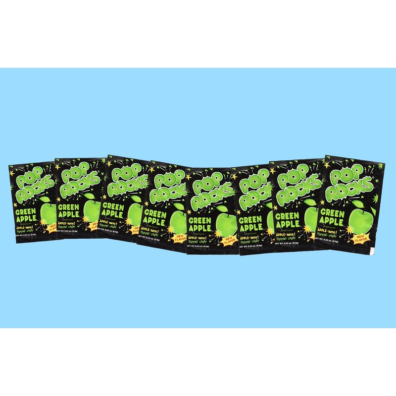 Pop Rocks Green Apple Bulk (0.33 oz) – 72 Pack