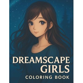 Coloring Book – Dreamscape Girls: Relaxing Pages to Color Featuring Fantasy-Inspired Girls, Stylish Outfits, and Calming Scenes