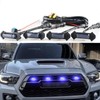 Boigoo Blue LED Front Grill Lights for Tacoma TRD Pro