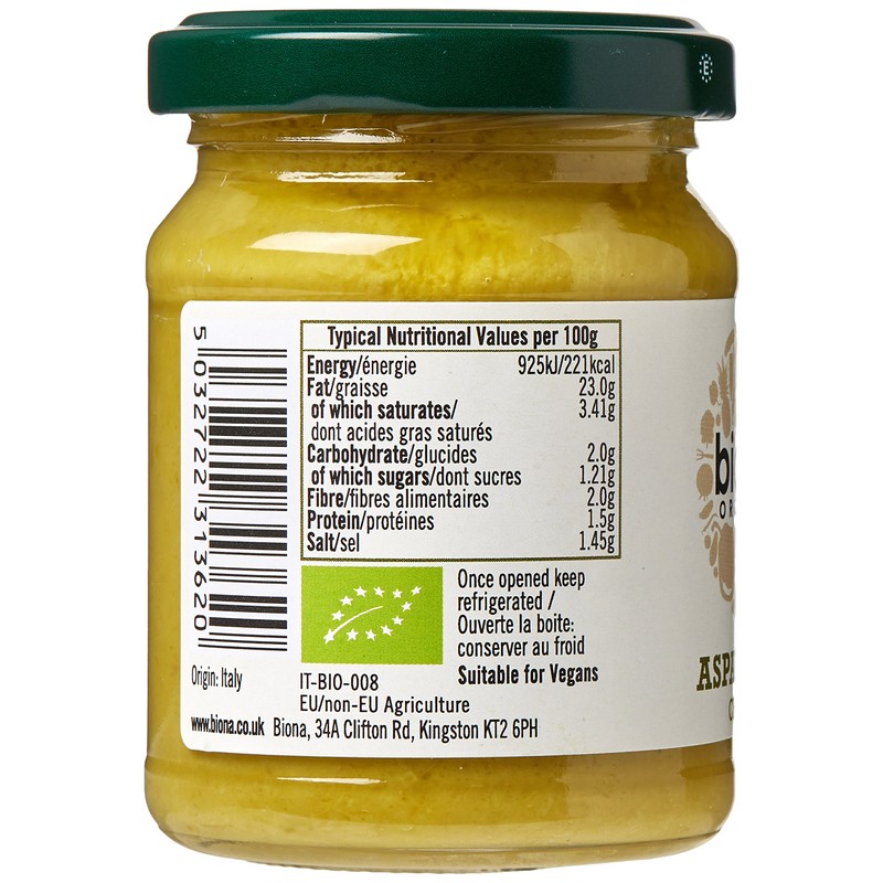 Biona Organic Asparagus Cream 120g