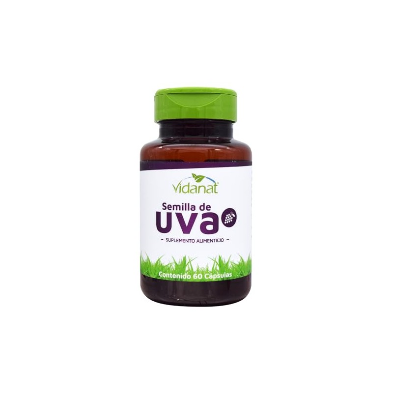 Vidanat Semilla de Uva 60 Cápsulas – Suplemento Alimenticio de