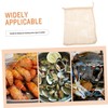 COLLBATH 4pcs Reusable Seafood Cooking Bags Thread Steam Bags for